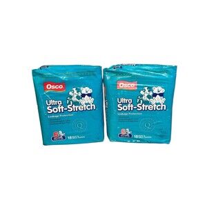 2 VTG 90s Osco Cloth Diapers XXL 6 Jim Henson Muppet Babies Dead Stock RARE